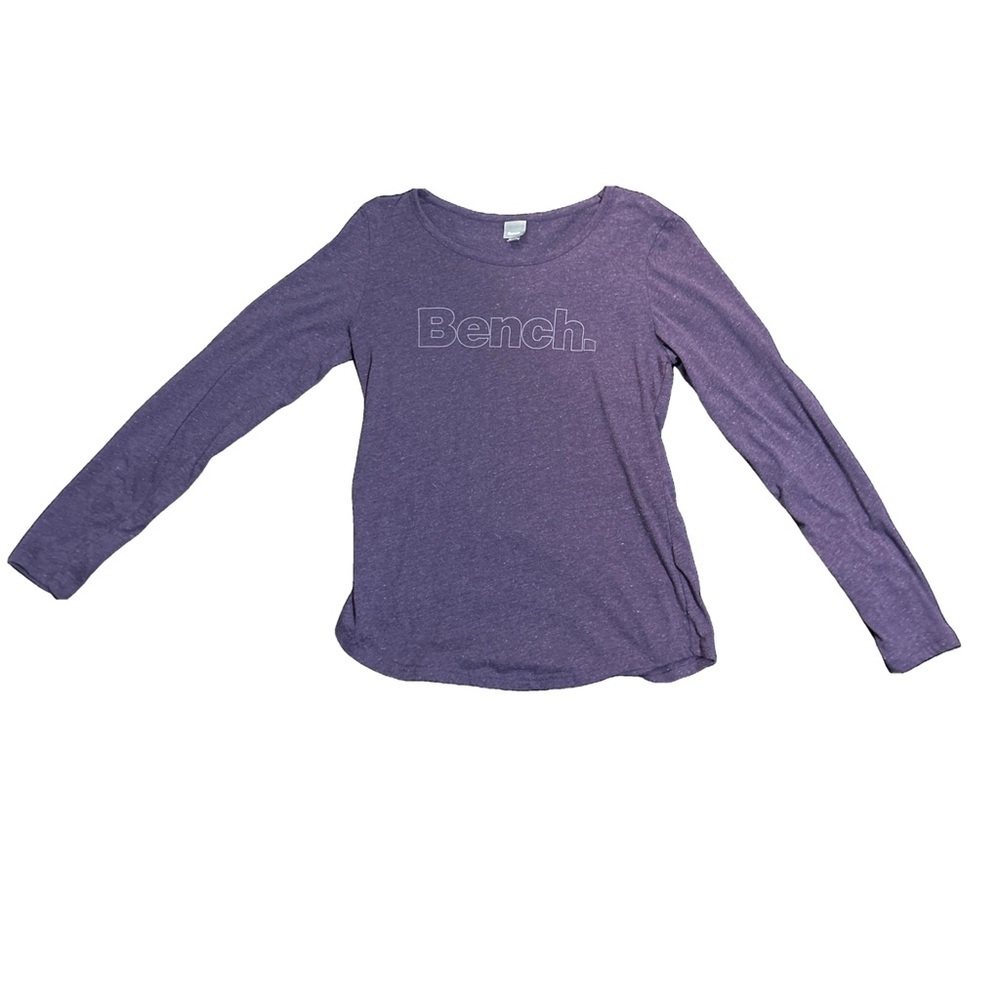 Women's Purple Bench Long Sleeve Shirt Size Large